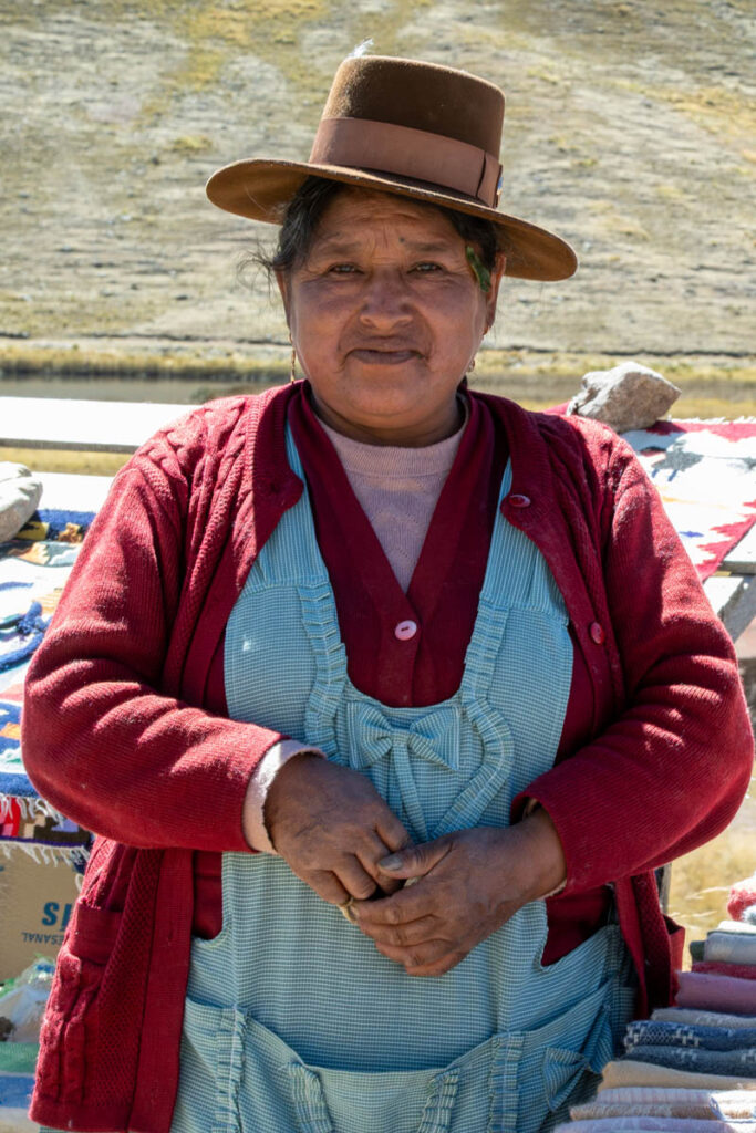 Verkäufen Portrait Hochebene Peru