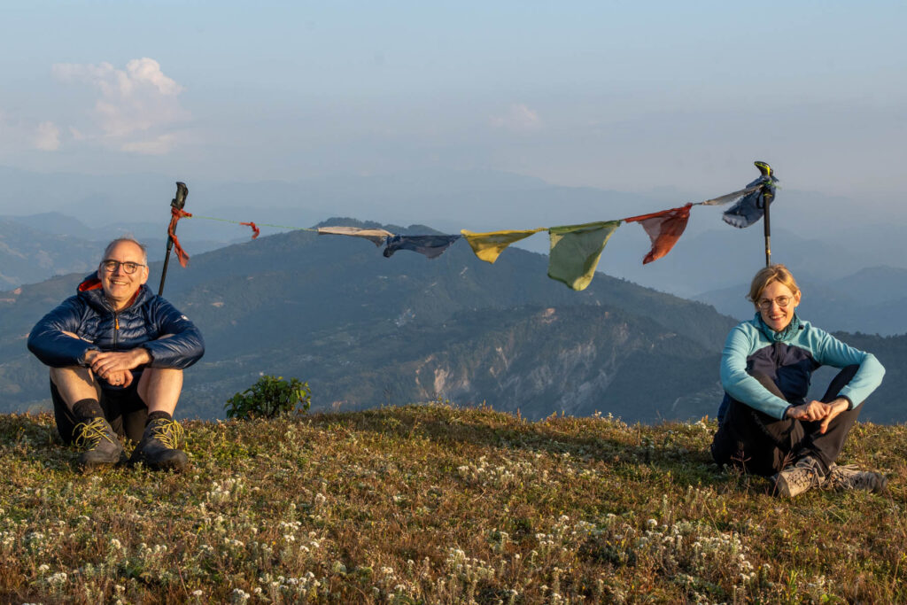 Christiane und Marcus in Nepal