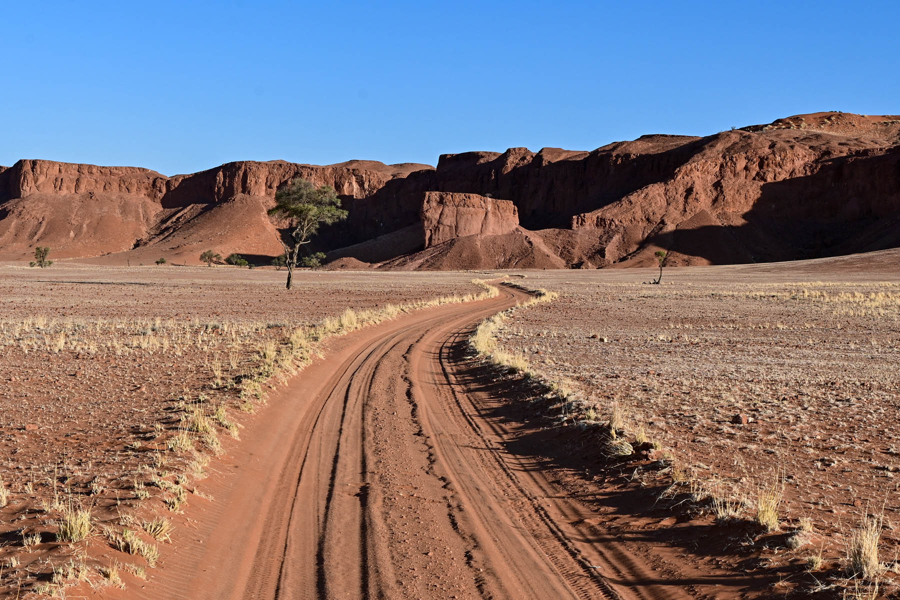Piste durch Namib Namibia