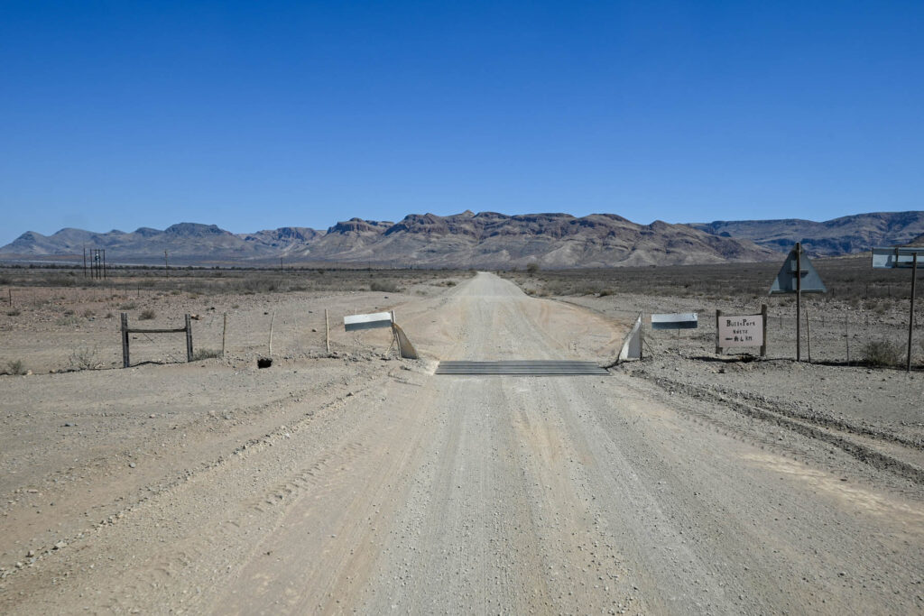 Wüsten Piste durch Namibia