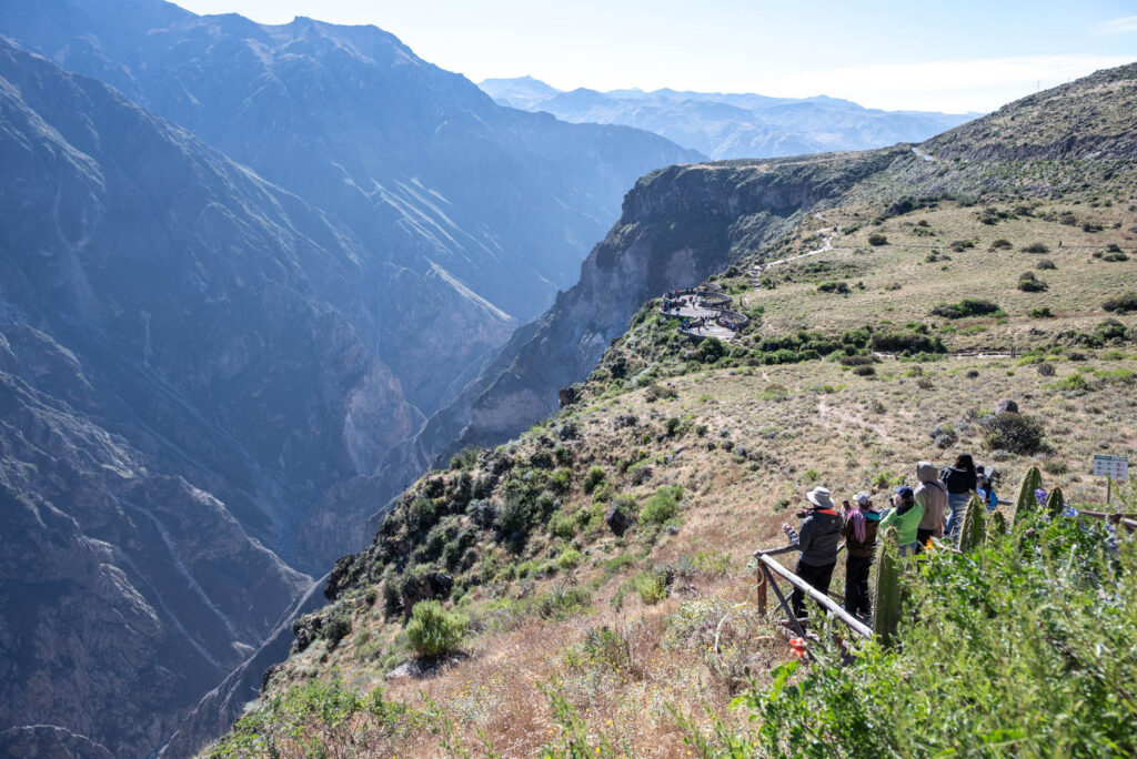 Colca Schlucht Peru Aussichtspunkt Mirador Cruz del Condor