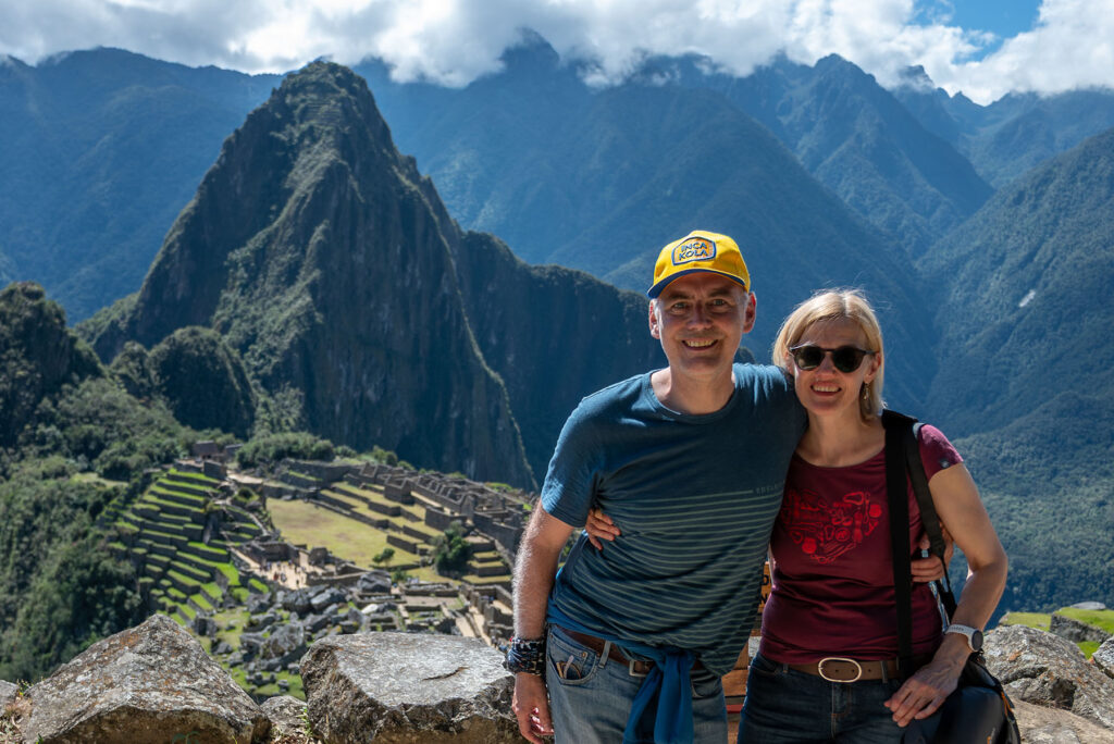 Christiane und Marcus am Machu Picchu