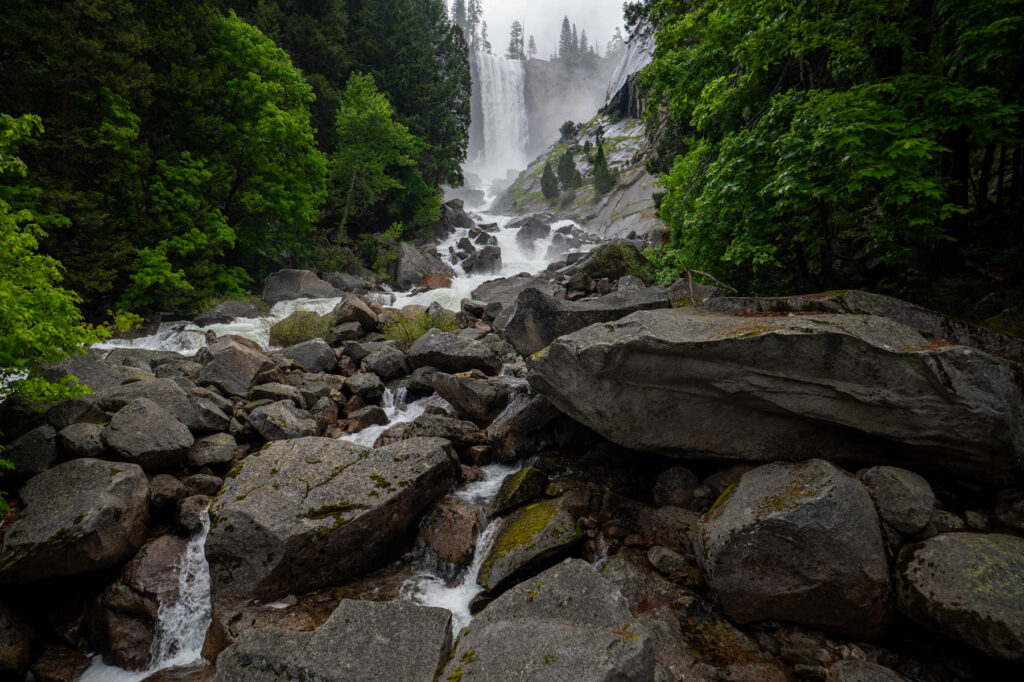 Vernalfall im Yosemite Nationalpark USA