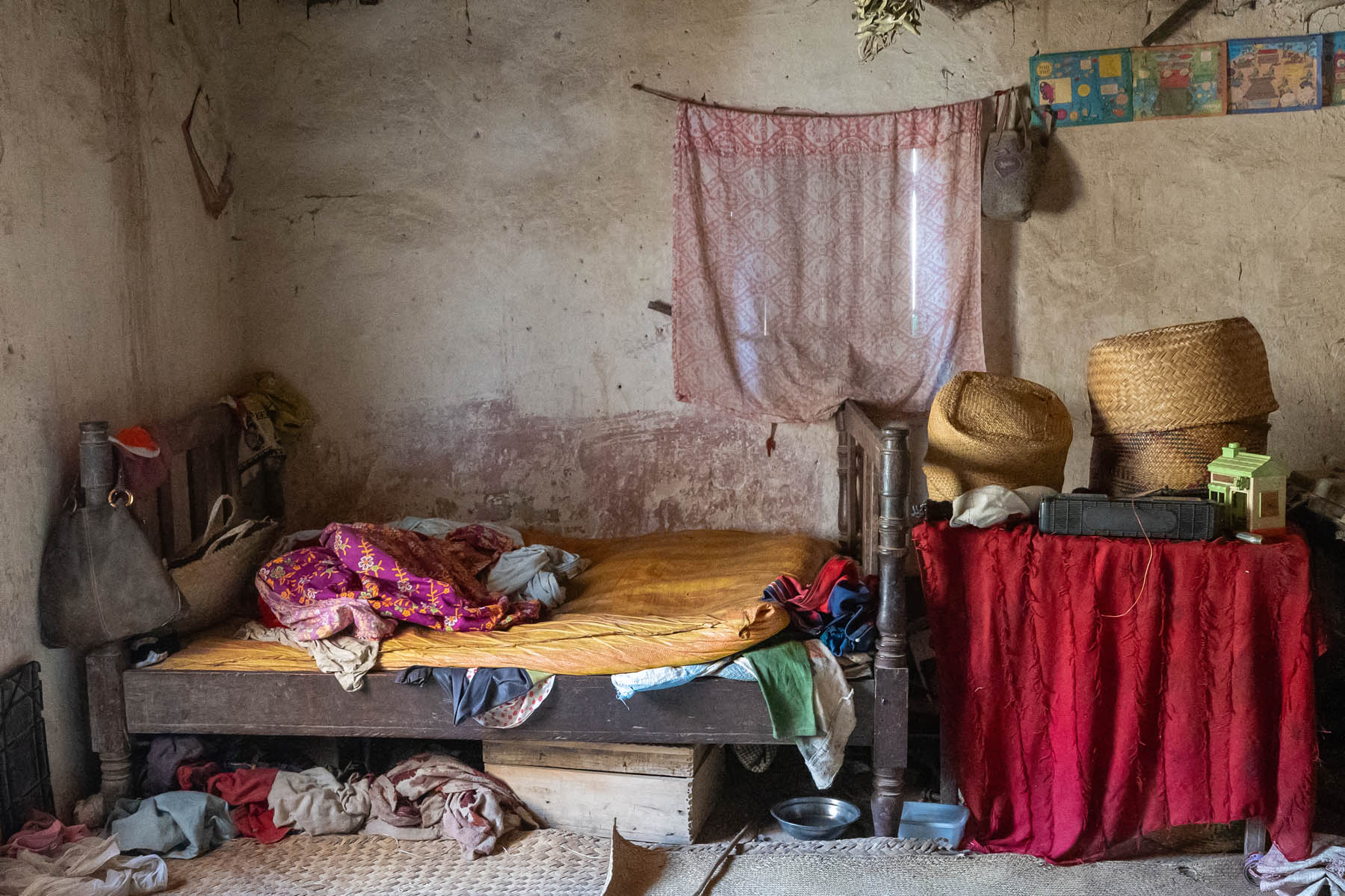 Madagaskar Wohnhaus Schlafzimmer