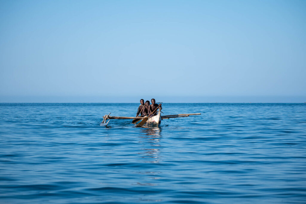 Madagaskar Küste Ifaty Indischer Ozean Fischer